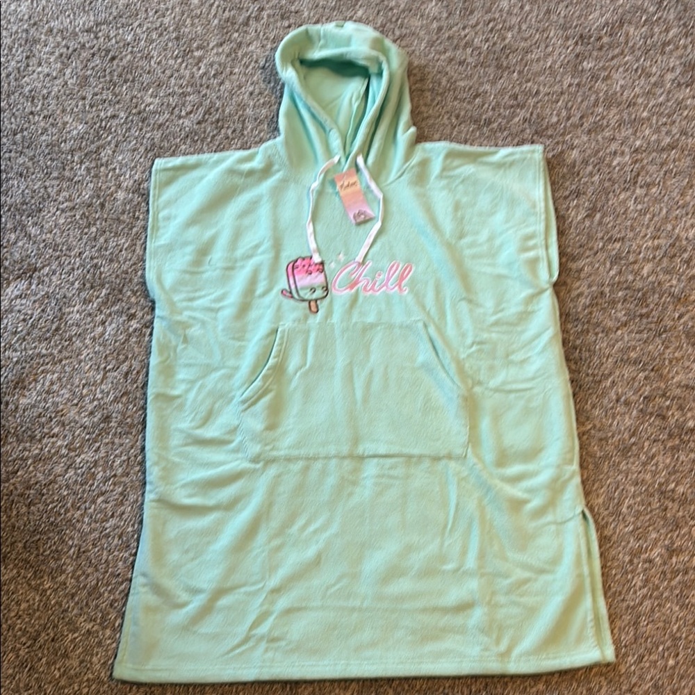Pusheen the cat Chill beach towel poncho pullover one size women’s
